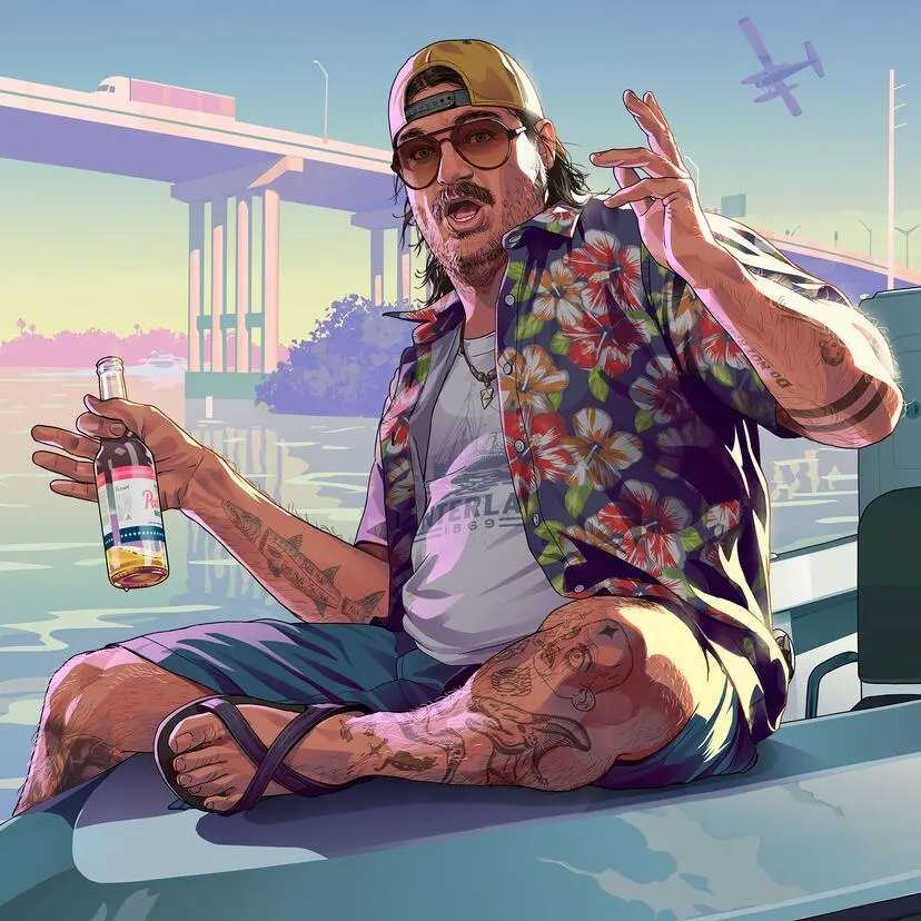 Cal Hampton character artwork